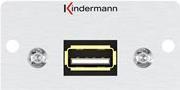 KINDERMANN Anschlussblende USB 7444000922 2.0(TypA) m.Kabelpeitsche,A-Buchse/A-