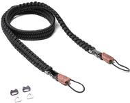 C-ROPE Kameragurt Traveler aus Paracord 100cm Silent Black retail (CRP-TRL-100-BLK)
