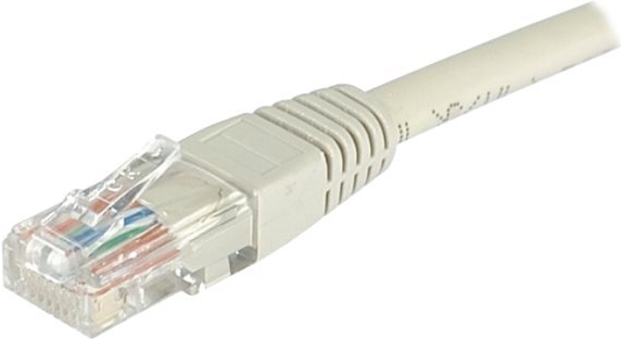 Patchkabel, CAT.6, U/UTP, ungeschirmt, Kupfer, grau, 1,0 m Patchkabel mit Rastnasenschutz (EXC848100)