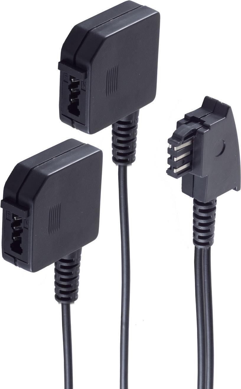 shiverpeaks BS71000 Telefonkabel 0,2 m Schwarz (BS71000)