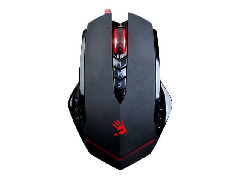 A4tech Bloody VM Series V8M Gaming-Maus optisch USB 8 Tasten 3200 DPI Schwarz, Rot