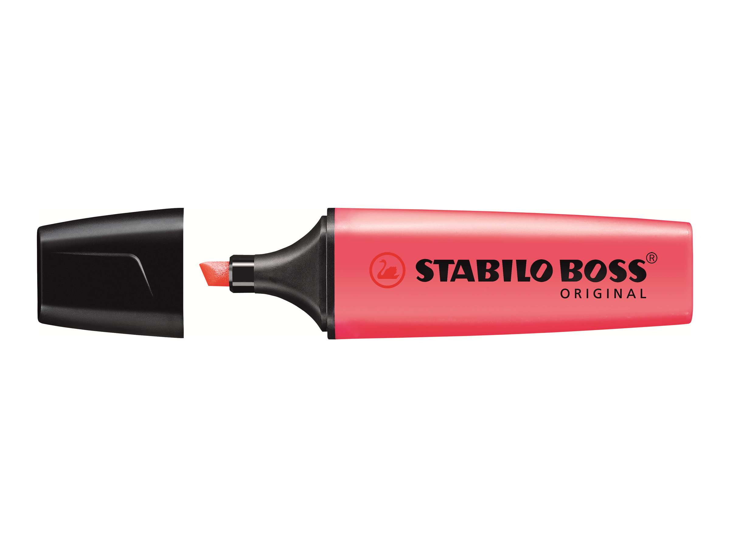 STABILO BOSS ORIGINAL Textmarker, 8er PET-Etui, Keilspitze 2,0 - 5,0 mm, Mehrfarbig
