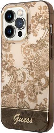 GUESS Hard Cover Porcelain Brown, for iPhone 14 Pro Max, GUHCP14XHGPLHC (GUHCP14XHGPLHC)