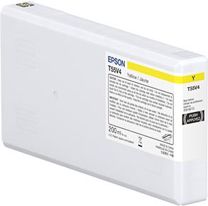 EPSON T55W4 Yellow Ink Cartridge 200ml