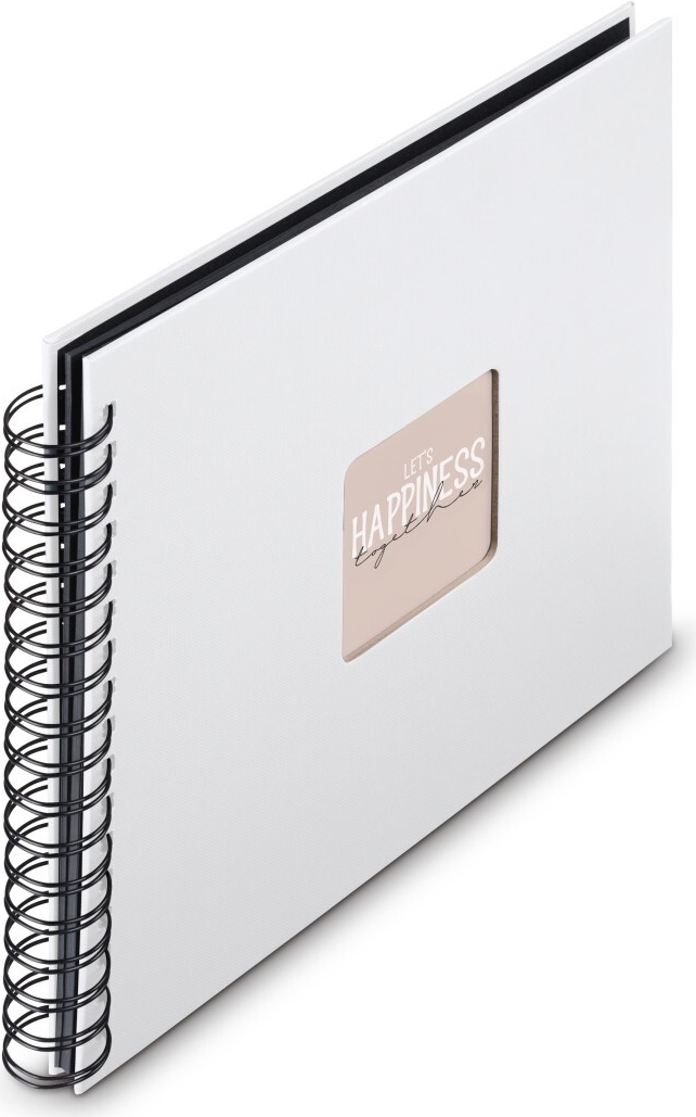 Hama Spiral-Album Fine Art 50 schwarze Seiten Weiß (00009846)