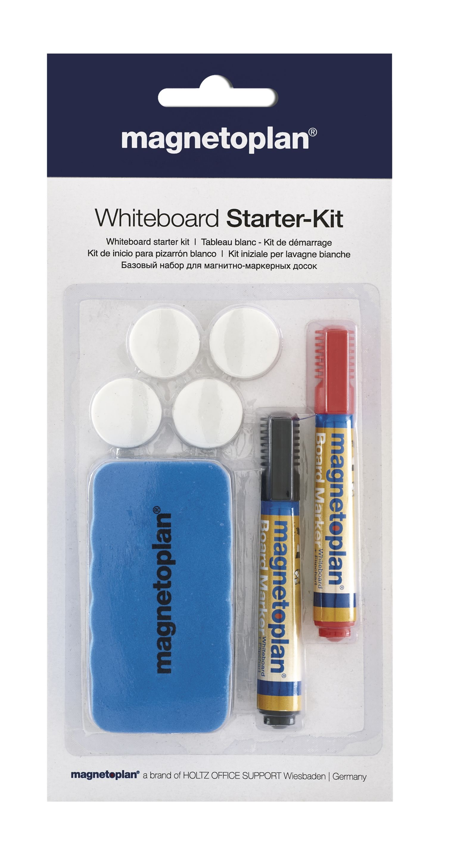 Magnetoplan Whiteboard Starter-Kit 37102 Zubehörset Schwarz