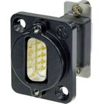 Neutrik NADB9MF-B Kabeladapter VGA Schwarz - Edelstahl (NADB9MF-B)