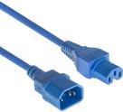 ACT Powercord C14 - C15 blue 1.2 m (AK5305)