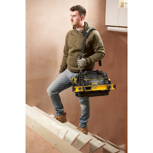 Stanley FATMAX FMST17627-1 Werkzeugtasche 450 x 300 x 250 mm Schwarz, Gelb