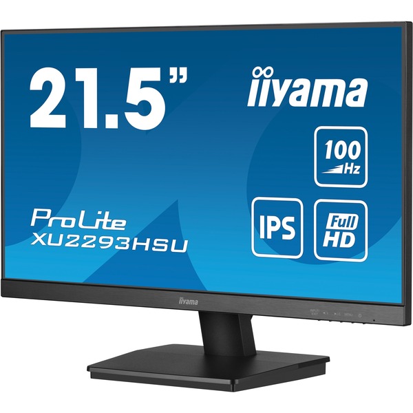 iiyama XU2293HSU-B7 - 21,5" IPS-panel, 1920x1080@100Hz, 300cd/m², Speakers, HDMI, DisplayPort, 1ms MPRT, USB 2x2.0 [Energieklasse E] (XU2293HSU-B7)