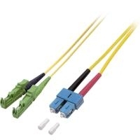 EFB Elektronik Glasfaser LWL Anschlusskabel [1x E2000®/APC 8°-Stecker - 1x SC-Stecker] 9/125µ Singlemode OS2 20.00 m EFB Elektronik (O0939.20)