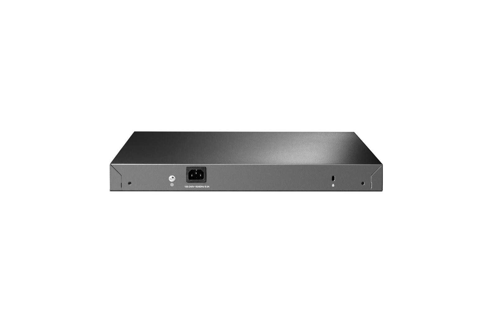TP-Link JetStream SG3428XMP Managed L2+ Switch, 24x Gigabit RJ-45, 4x SFP+, 384W PoE+, Schwarz