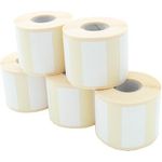ARTDEV Etikettenrolle - Thermodirekt 50 x 25mm, D83mm, Kern 25, 750 Etiketten/Rolle, permanent für ... (EDP 050-025 K25 D083)