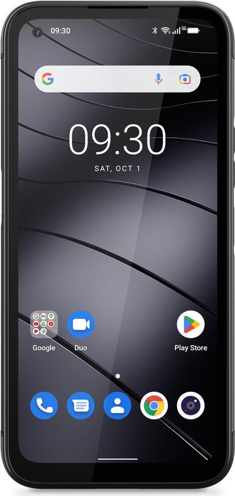 GIGASET GX6 PRO Titanium Black Android 12 16,7cm 6.6" Full HD Display 50 MP Kamera Wechselakku IP68 MIL-STD-810H Militärstand (S30853-H1529-R112)
