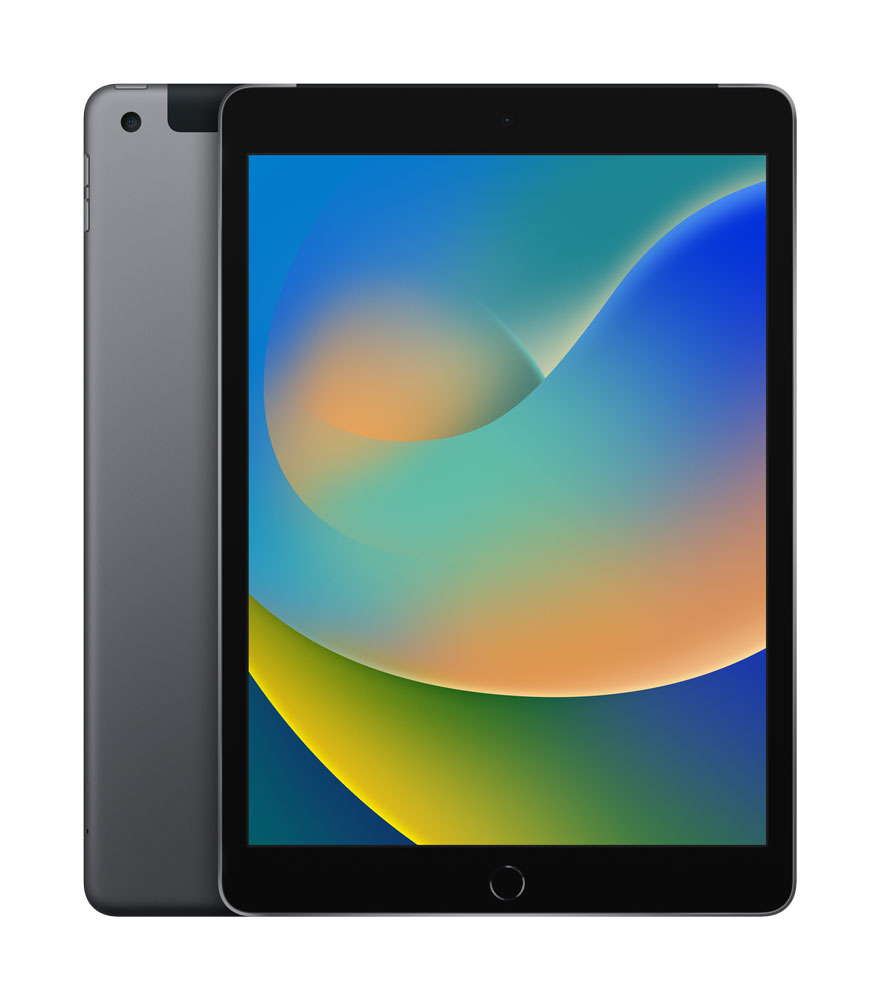 Apple 10.2 iPad Wi Fi Cellular 9. Generation Tablet 256GB 25,9 cm (10.2) IPS (2160 x 1620) 3G, 4G LTE Space grau (MK4E3FD A)  - Onlineshop JACOB Elektronik