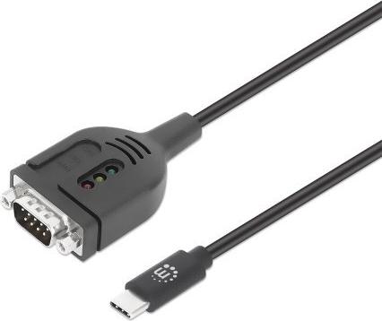 Manhattan USB-C auf Seriell DB9/RS232 Adapter PL2303GT (154499)