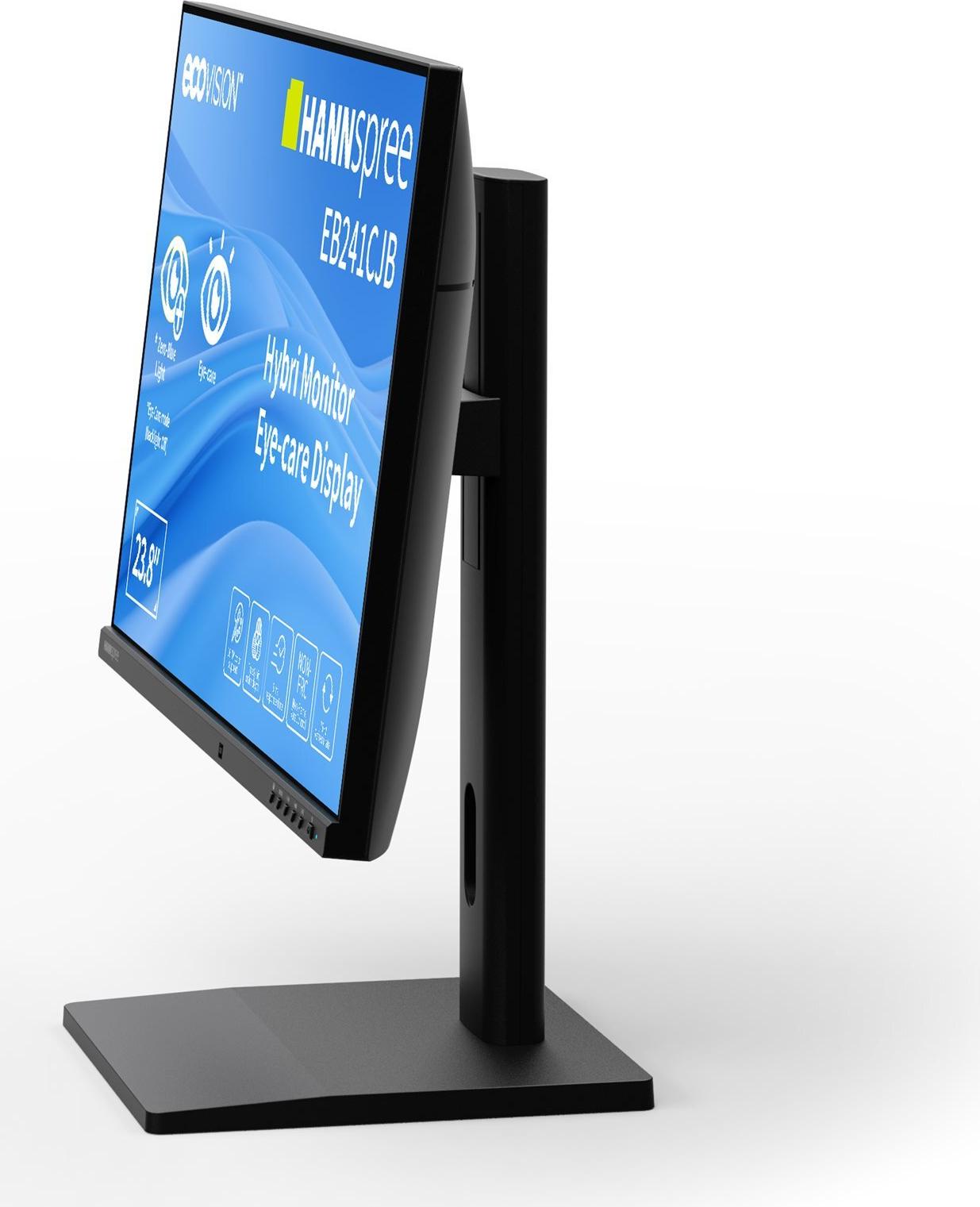 Hannspree Hybri EB241CJB 23,8" Full HD Monitor 1920 x 1080 Schwarz