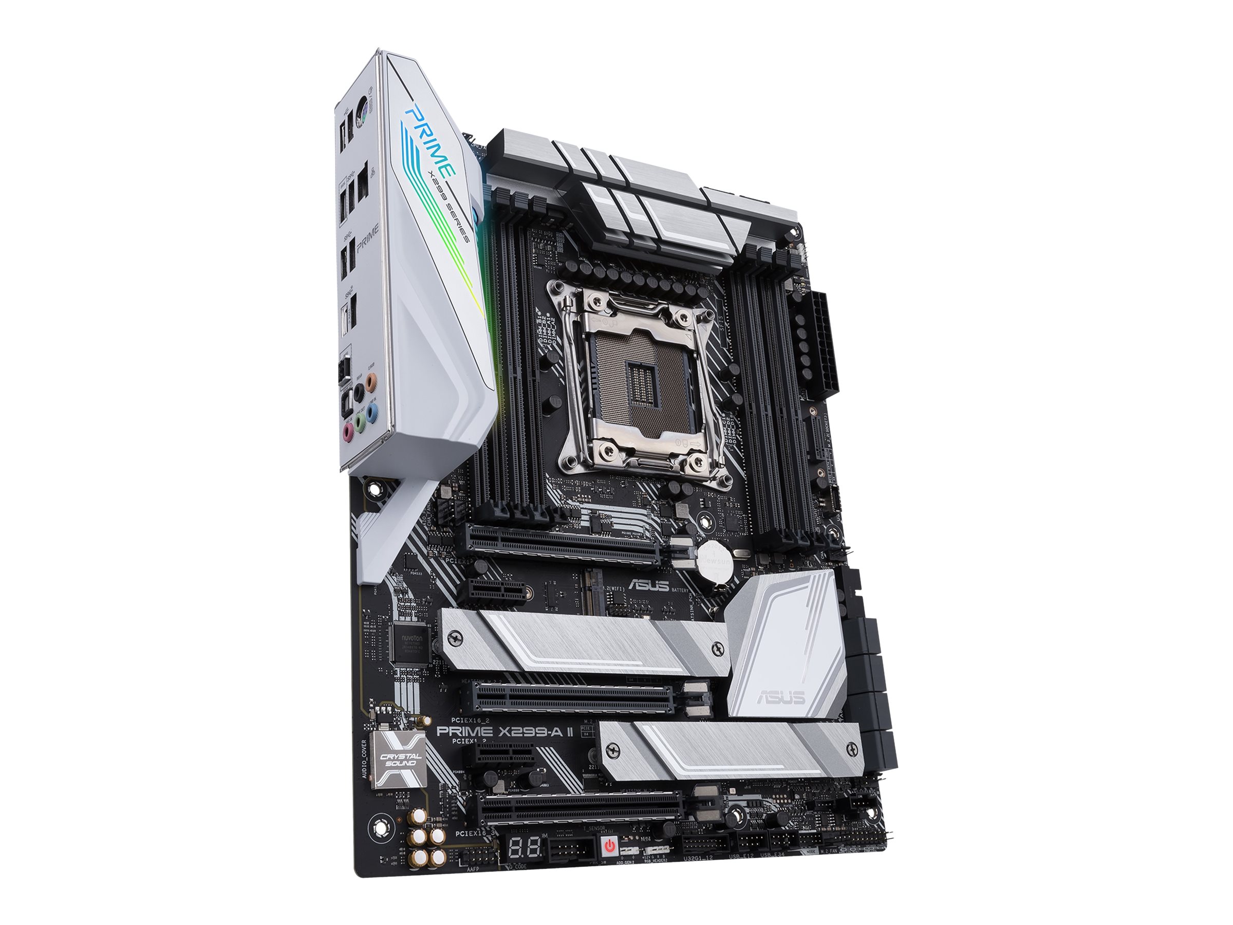 ASUS PRIME X299-A II Mainboard ATX LGA2066 Intel X299 DDR4 Schwarz, Silber