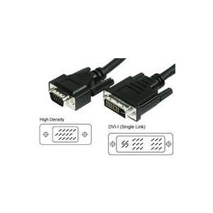 Microconnect VGA/DVI-I 5m - DVI-I - VGA (D-Sub) - Männlich - Männlich/männlich - Männlich - Schwarz (50992)