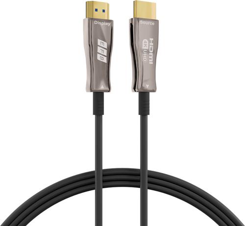 EFB Elektronik HDMI Glasfaserkabel AOC aktiv 4K60Hz schwarz (HDMI-20-00007)