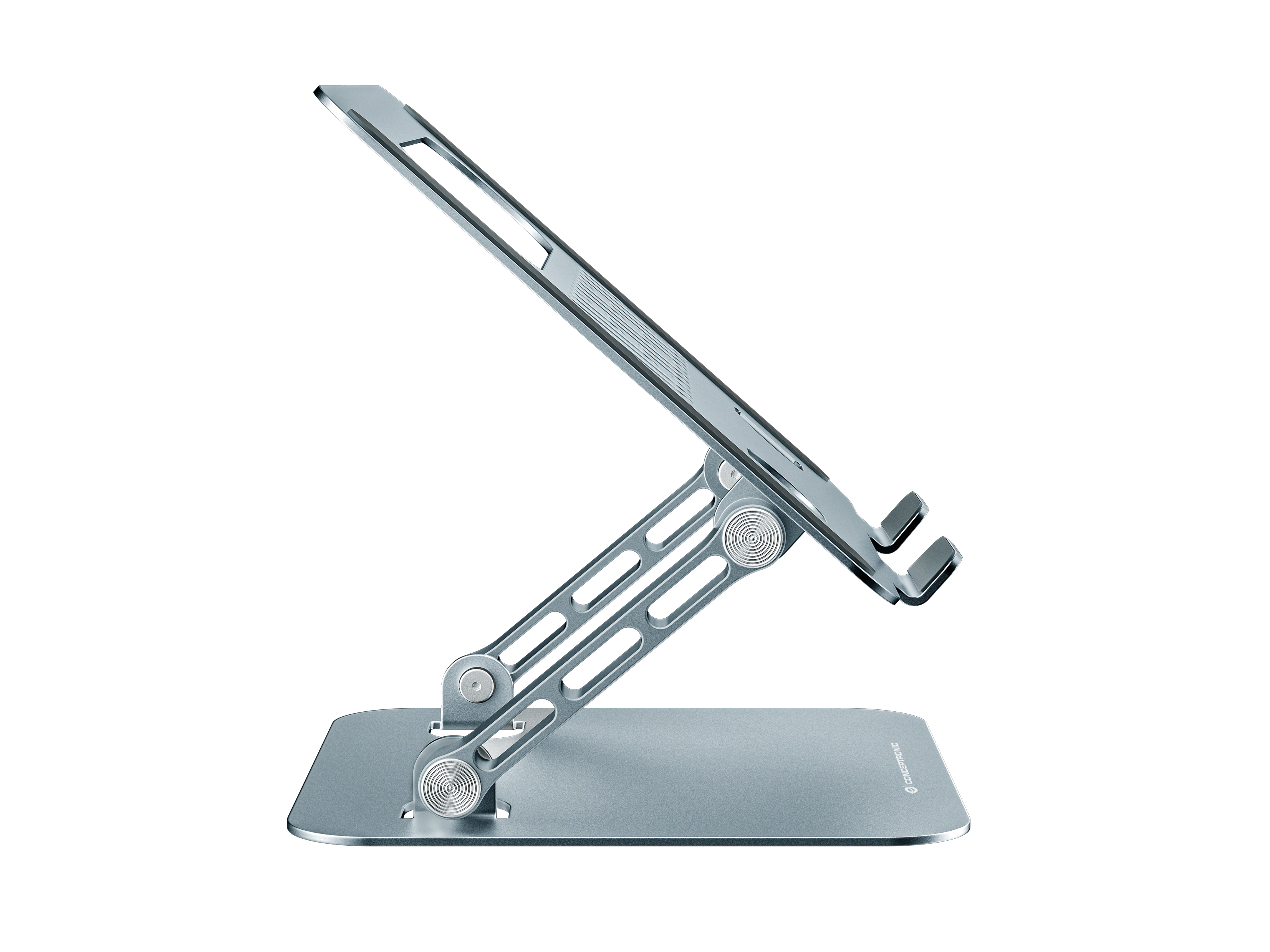 Conceptronic THANA10G Faltbarer Laptopständer höhenverstellbar bis 17" Aluminium Grau
