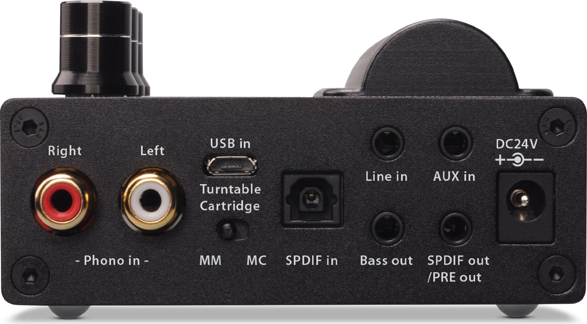 InLine AmpUSB-EQ DAC-Kopfhörerverstärker Schwarz