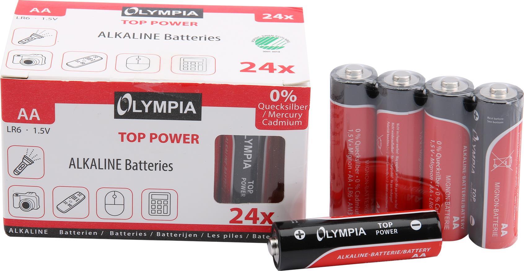 Olympia 40179 Haushaltsbatterie AA Alkali (40179)