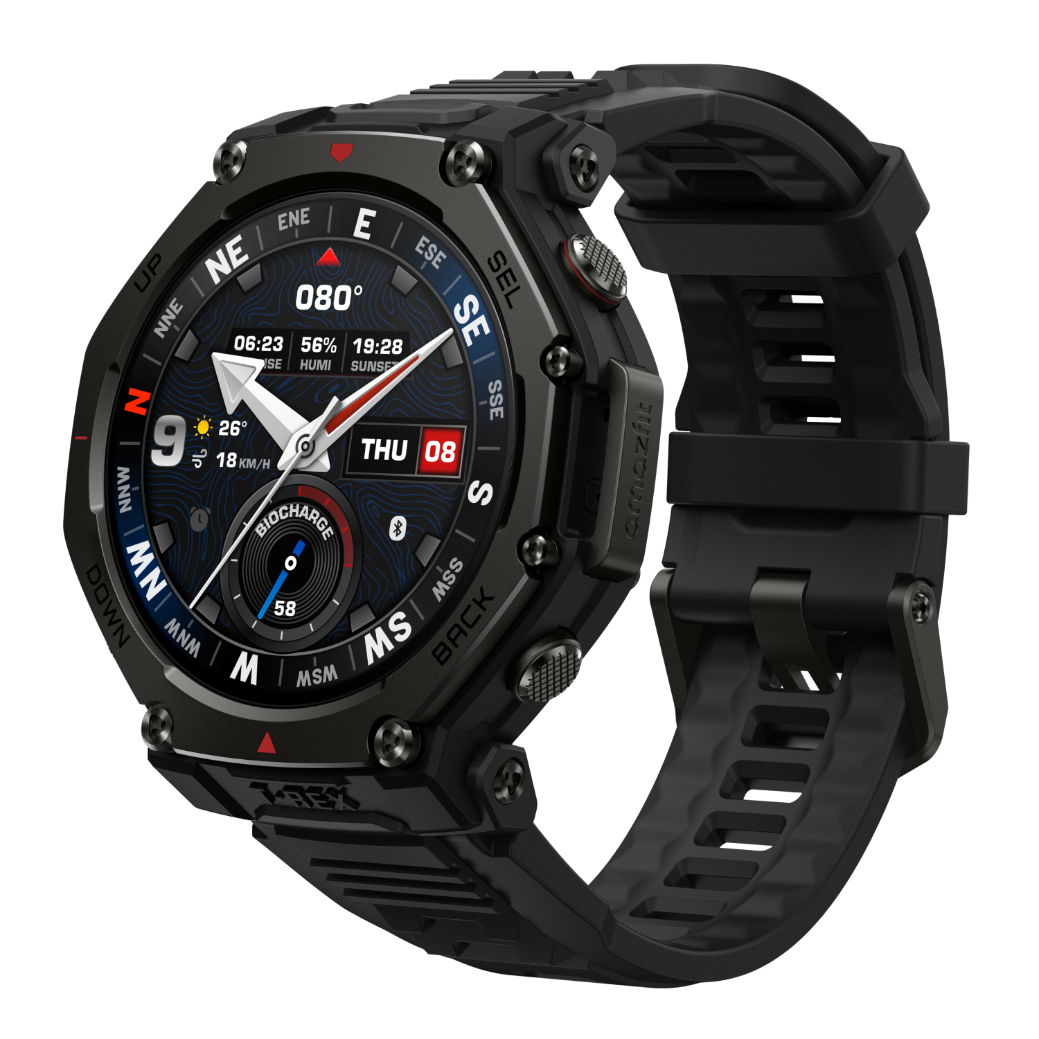 Amazfit T-Rex 3 Pro 1.32" Smartwatch Tactical Black