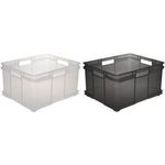 keeeper Aufbewahrungsbox Euro-Box XXL "bruno", 54 L, grau crystal-grey, äußerst stabil, rundumlaufende Rippen für - 1 Stück (1539982700000)