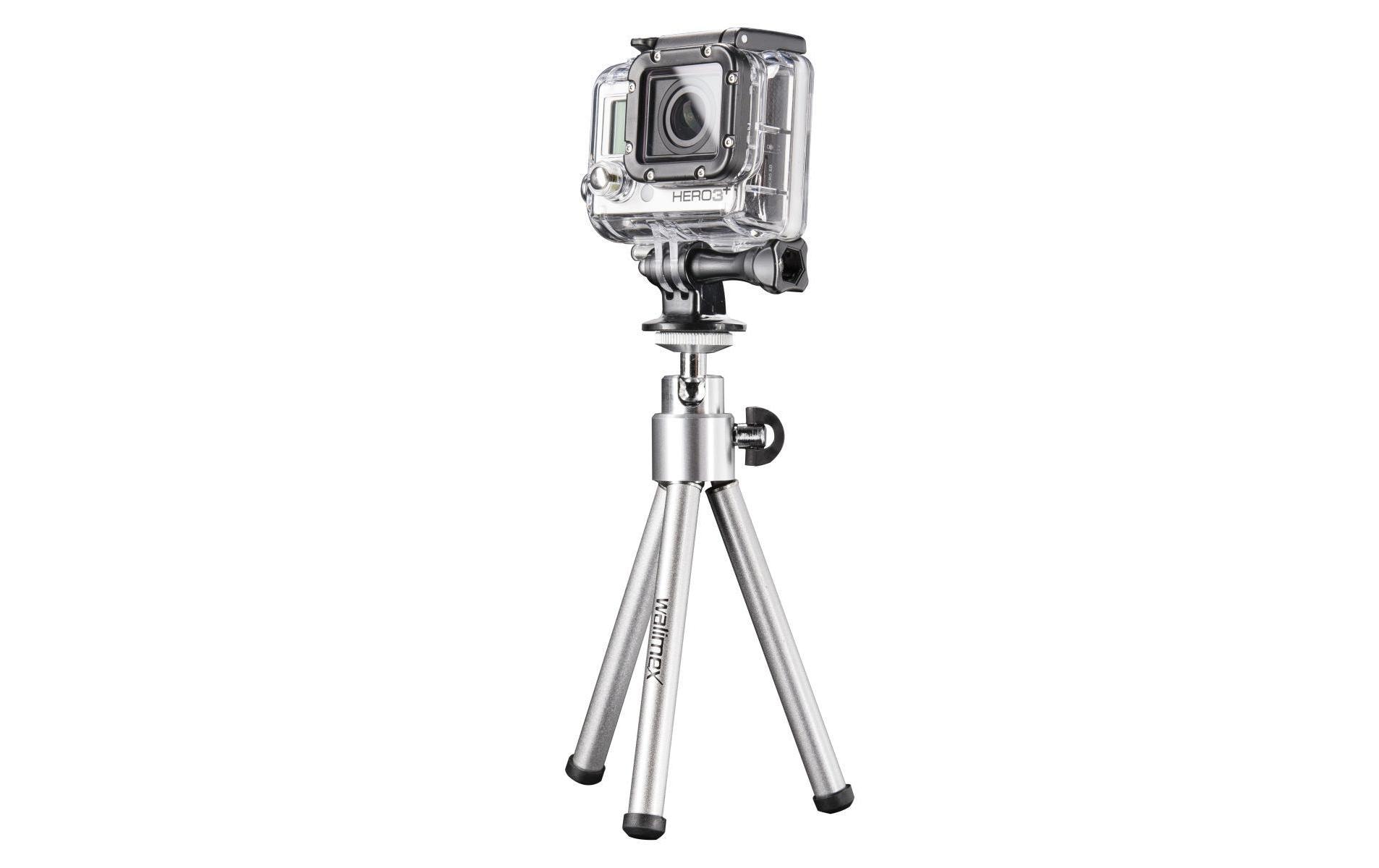 Walimex WT-070 Mini Stativ 27 cm Aluminium Silber