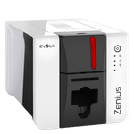 Evolis Zenius 2, einseitig, 12 Punkte/mm (300dpi), USB, Ethernet Kartendrucker, einseitig, Thermotransfer (Farbsublimation, 4-Farb, monochrom), Auflösung: 12 Punkte/mm (300 dpi), Geschwindigkeit (max.): 700 Karten/Stunde, USB (2.0, Typ A, Typ B), Ethernet, inkl.: Netzteil, Netzkabel (EU) (ZN2-0002)
