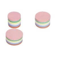 magnetoplan Kommunikationskarten rund, Durchmesser: 140 mm farbig sortiert in:: rosa, grün, gelb, weiß, blau und orange (112501710)