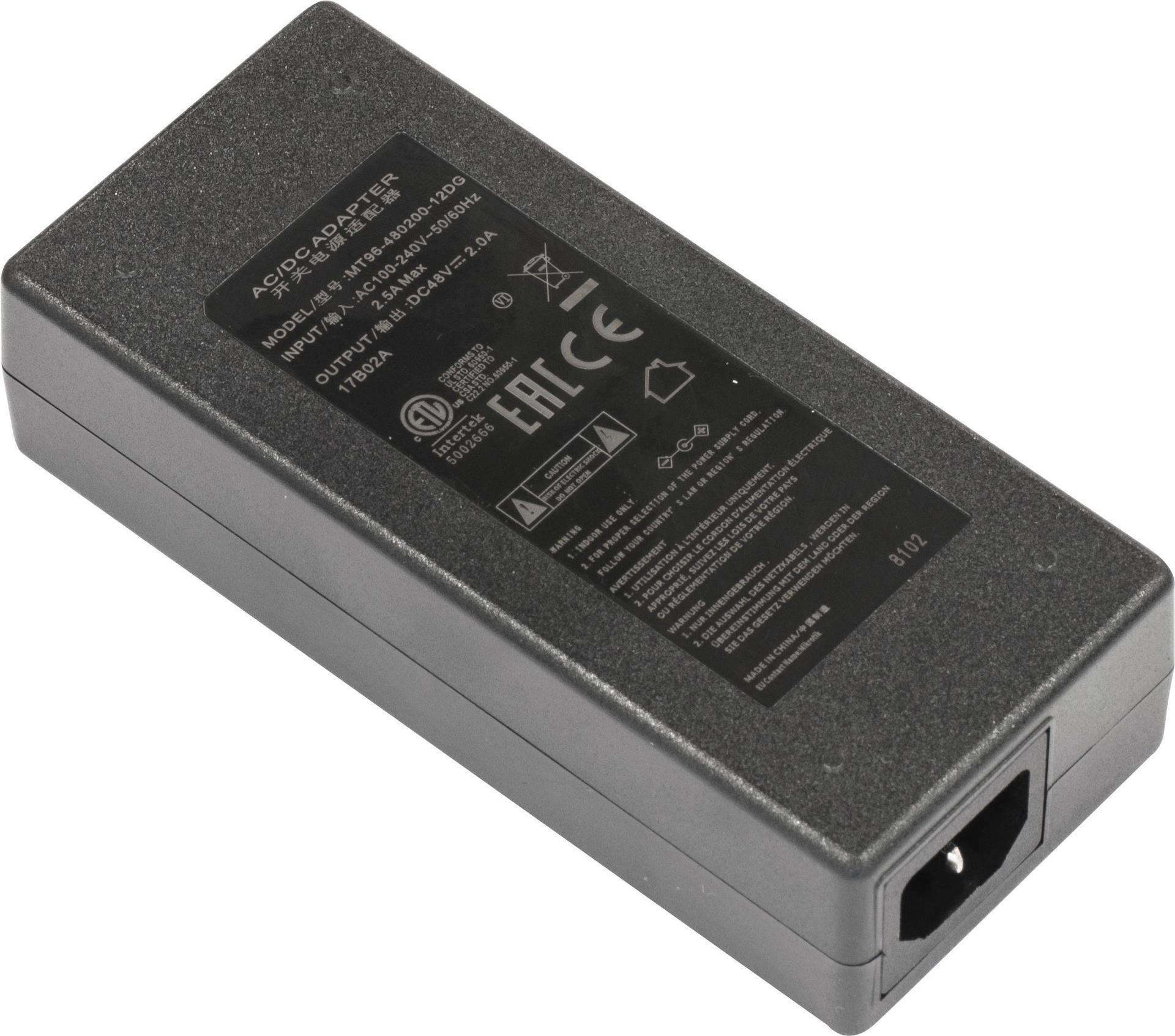 MikroTik 48V2A96W - Netzteil - 96 Watt - für MikroTik OmniTIK 5, Cloud Router Switch CRS112, MikroTik RouterBOARD PowerBox Pro (48V2A96W)