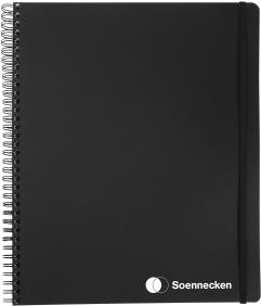 SOENNECKEN Officebook 2352 DIN A4+ 90g 80Bl. Gummizug 3Register kar. (2352)