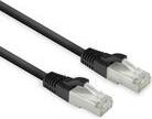 ACT Black 0.15 meter LSZH U/FTP CAT8 datacenter slimline patch cable snagless with RJ45 connectors (FB8130)
