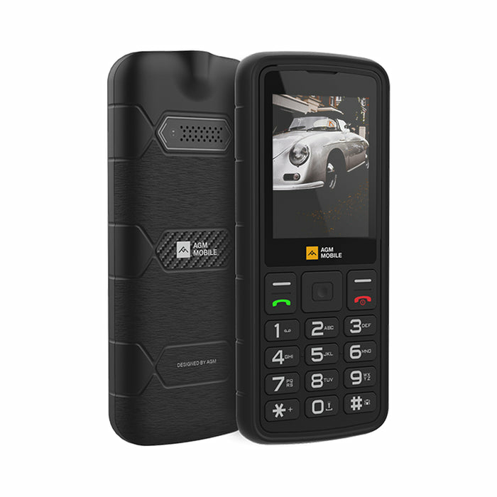 AGM M9 2,4" Feature-Phone 48 MB RAM 128 MB Schwarz