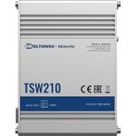 Teltonika IP30 Industrie 8-Port 1Gbit, 2-Port SFP unmanaged Switch, -40°C - +75°C Industrie Switche (TSW210)