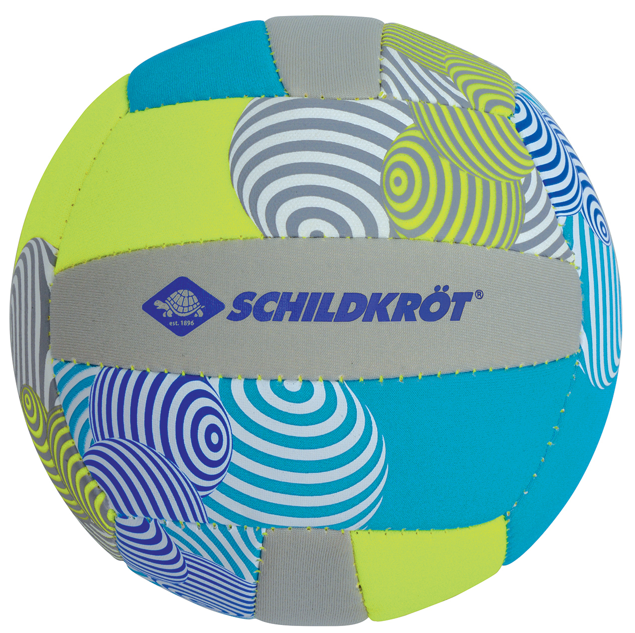 SCHILDKRÖT Mini-Beachvolleyball Größe 2 15 cm Mehrfarbig