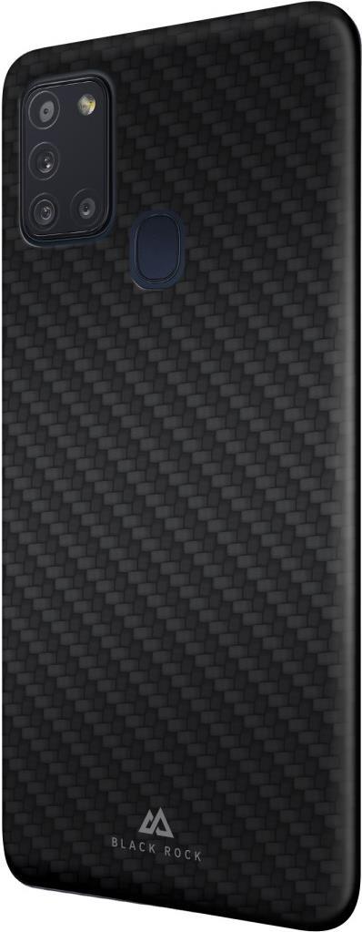 Black Rock Ultra Thin Iced Backcover Samsung Galaxy A21s Schwarz, Carbon (192140)