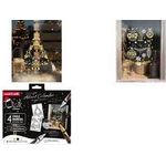 uni-ball Kreidemarker Chalk marker, 4er Weihnachtsbox SCANDI farbig sortiert, Rundspitze, Strichstärke: 1,8 mm (CF CHALK/4 010)