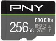 PNY PRO Elite Flash-Speicherkarte (microSDXC-an-SD-Adapter inbegriffen) (P-SDU256V31100PRO-GE)