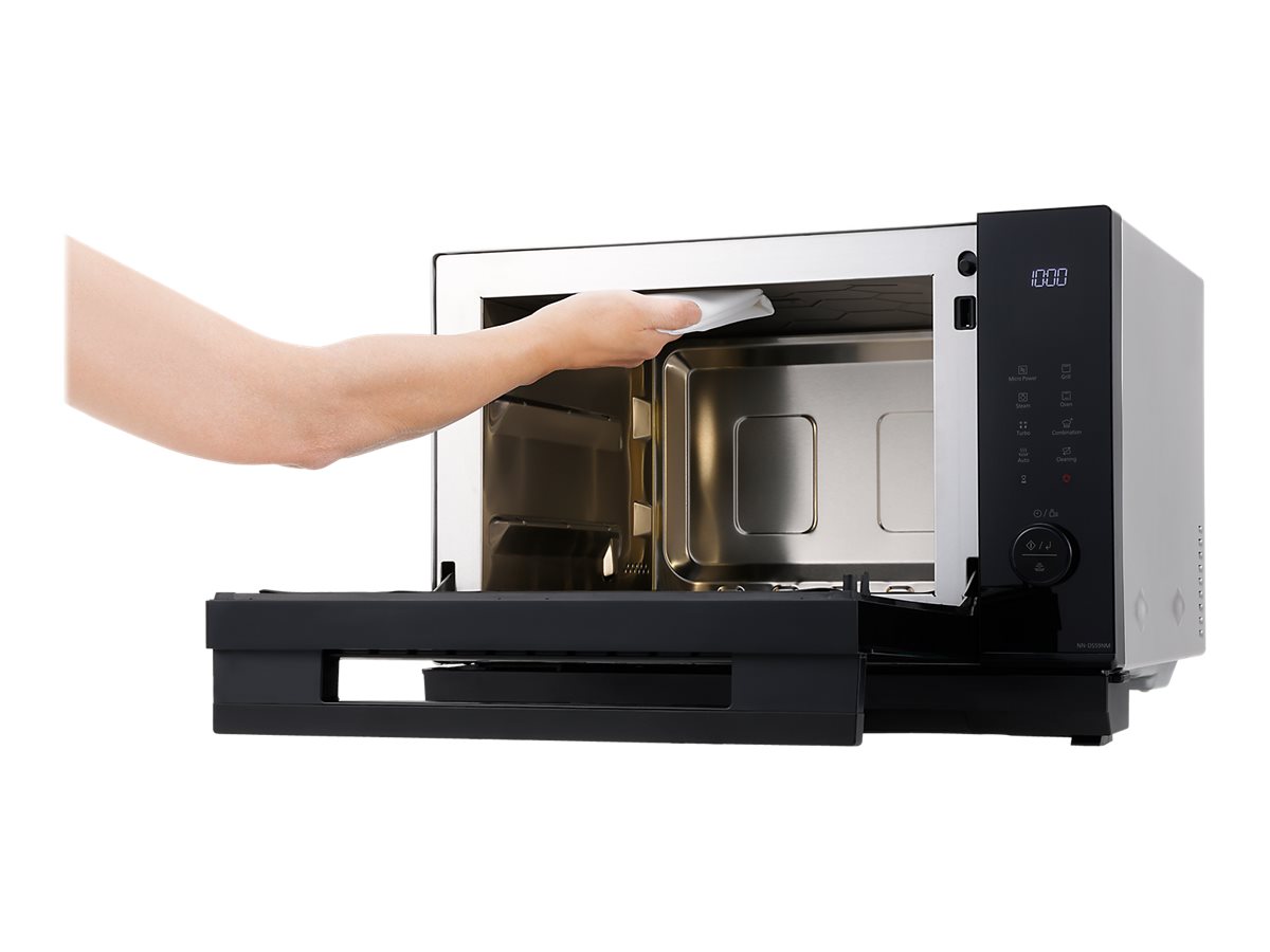 Panasonic NN-DS59NMETG 27 l Kombi-Mikrowelle mit Grill Silber/Mattschwarz