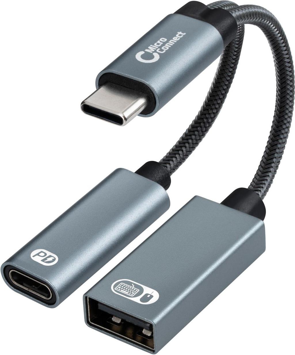 Microconnect MC-USBC-CFAF Videokabel-Adapter 0,13 m Silber (MC-USBC-CFAF)