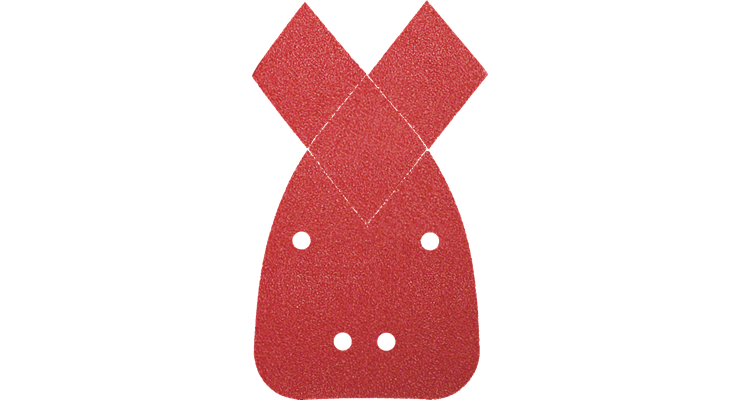 Bosch Accessories 2608607429 Deltaschleifpapier Körnung num 80 5 St.