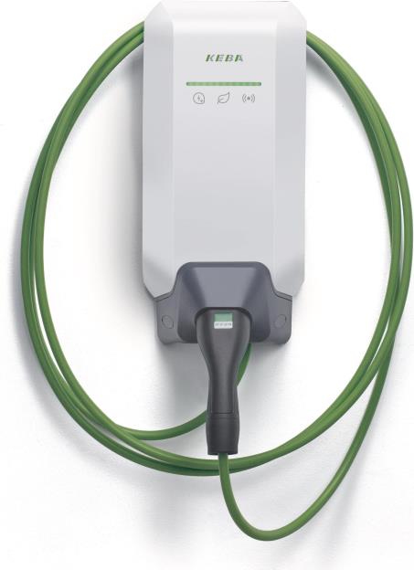 Keba Wallbox P40 white 11kW-3Phase 6m RFID (131.112)
