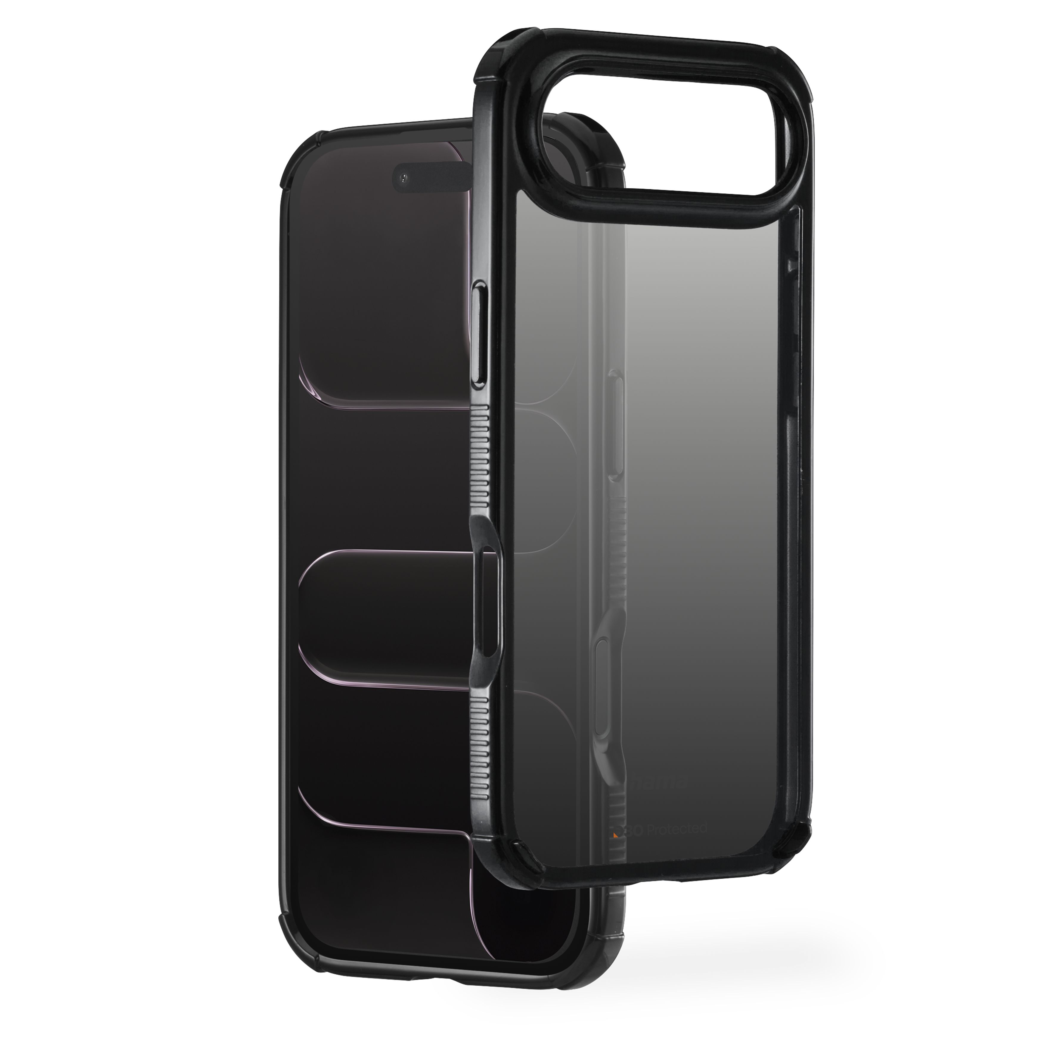 Hama Handyhülle Extreme Protect für Apple iPhone Air, Schwarz (00232390)