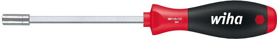 Wiha Bithalter magnetisch mit Handgriff DIN 3126 ISO 1173 Form D 6.3-¼ (384 1/4X125)