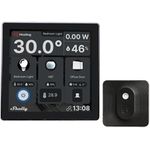 Shelly · Unterputz · "Wall Display Black & BLU H&T Black" · Android · WLAN · BT ·schwarz (Shelly_WD_HT_bundle_s)
