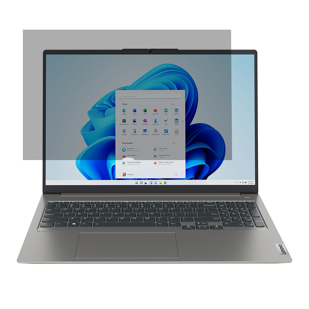 Lenovo Premium Clarity Blickschutzfilter 16" für P16/T16 Gen1 (16:10) Blau
