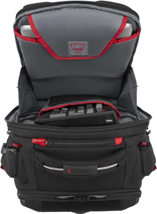 Wenger PlayerOne Notebook-Rucksack 17.3" Schwarz